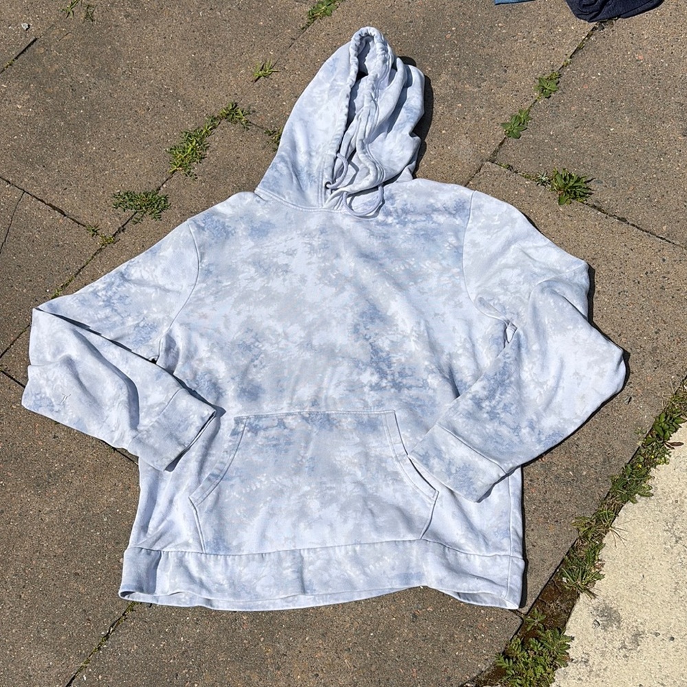 Old Navy Light Blue Tie-Dye Hoodie